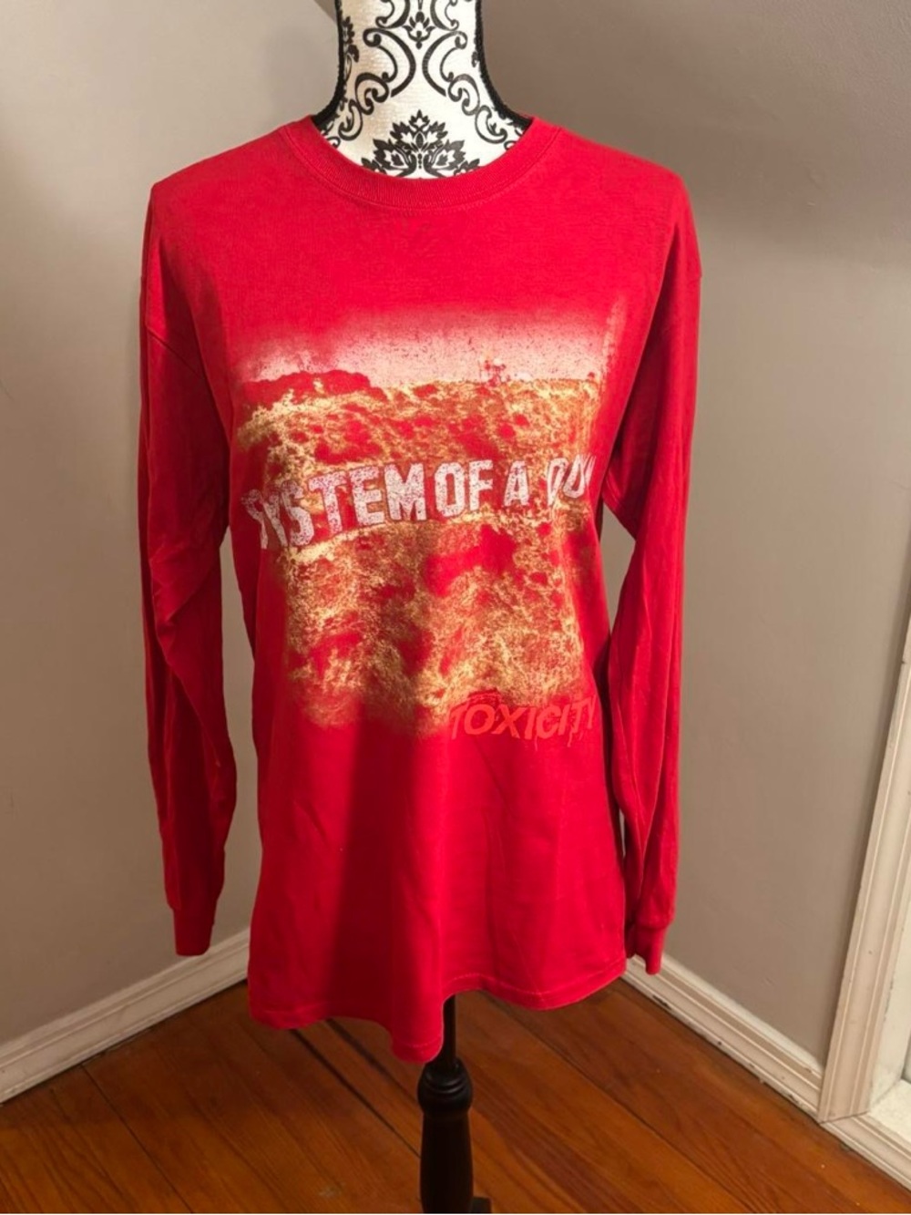 NWOT System Of A Down Toxicity long sleeve band shirt Medium Heavy Metal Rock